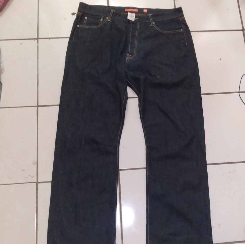 ED HARDY MEN'S DARK JEANS SIZE 40 X 34  Pants